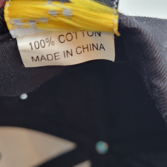 Alaska Flying Eagle Embroidered Logo Black Snapback Trucker Hat Cap 100% Cotton - Picture 9 of 9